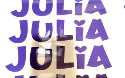 Pegatinas personalizadas para ropa vinilo termoadhesivo
