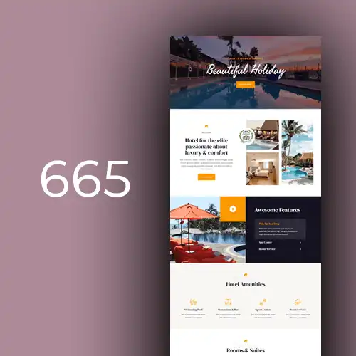 Hotel 13 website design - shopsfile.com