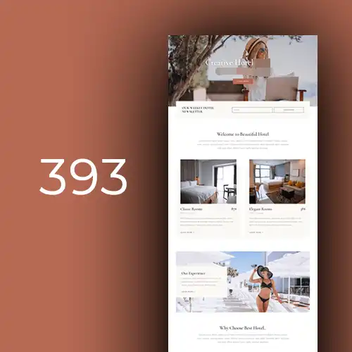 Hotel 5 website design - shopsfile.com