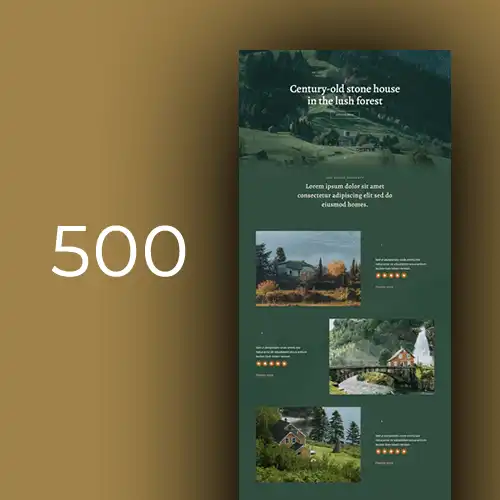 Rural House 5 website design - shopsfile.com