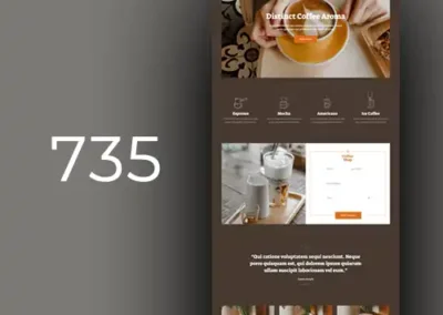 Website designs for cafes, tea rooms and chocolate shops