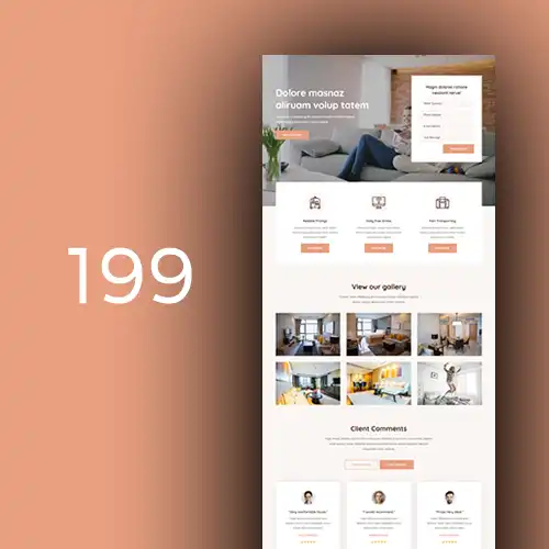 home rental website design - shopsfile.com