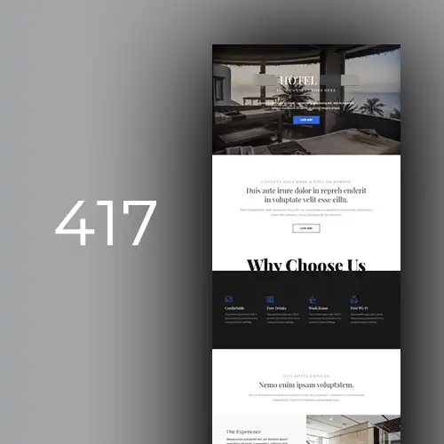 Hotel 6 website design - shopsfile.com