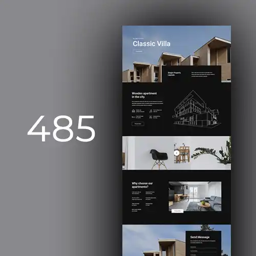Villa House 4 website design - shopsfile.com