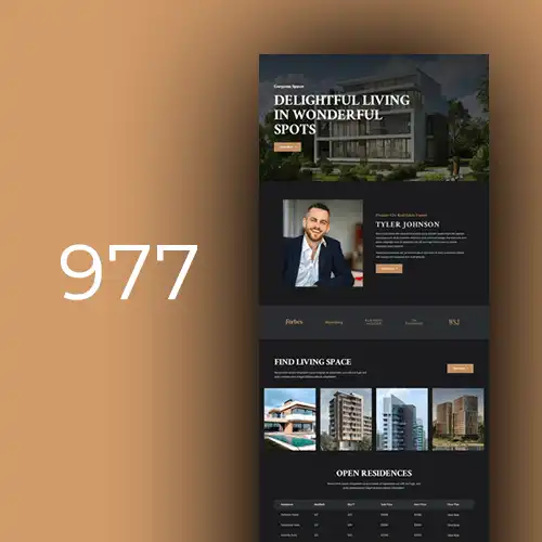 Apatment 7 website design - shopsfile.com
