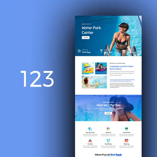 House swimming pool website design - shopsfile.com